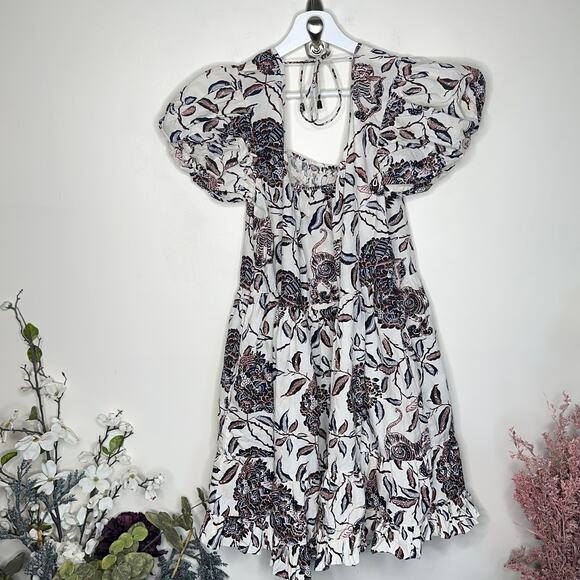 HOUSE OF HARLOW 1960 Ozzie Mini Dress Floral Puff Sleeve {SS13} - Picture 3 of 5